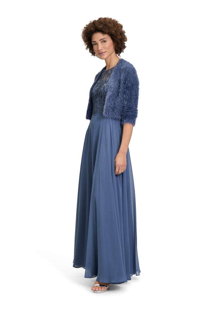 Vera Mont Damen Strickjacken Blue Stone
