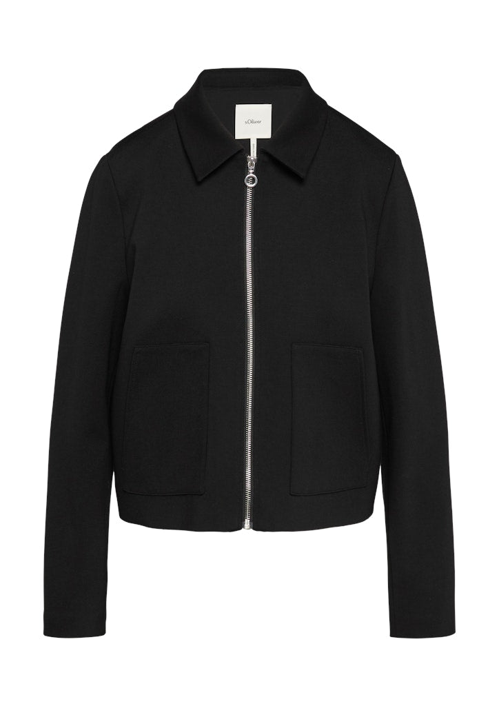 S. Oliver black Damen Blazer Grey/Black