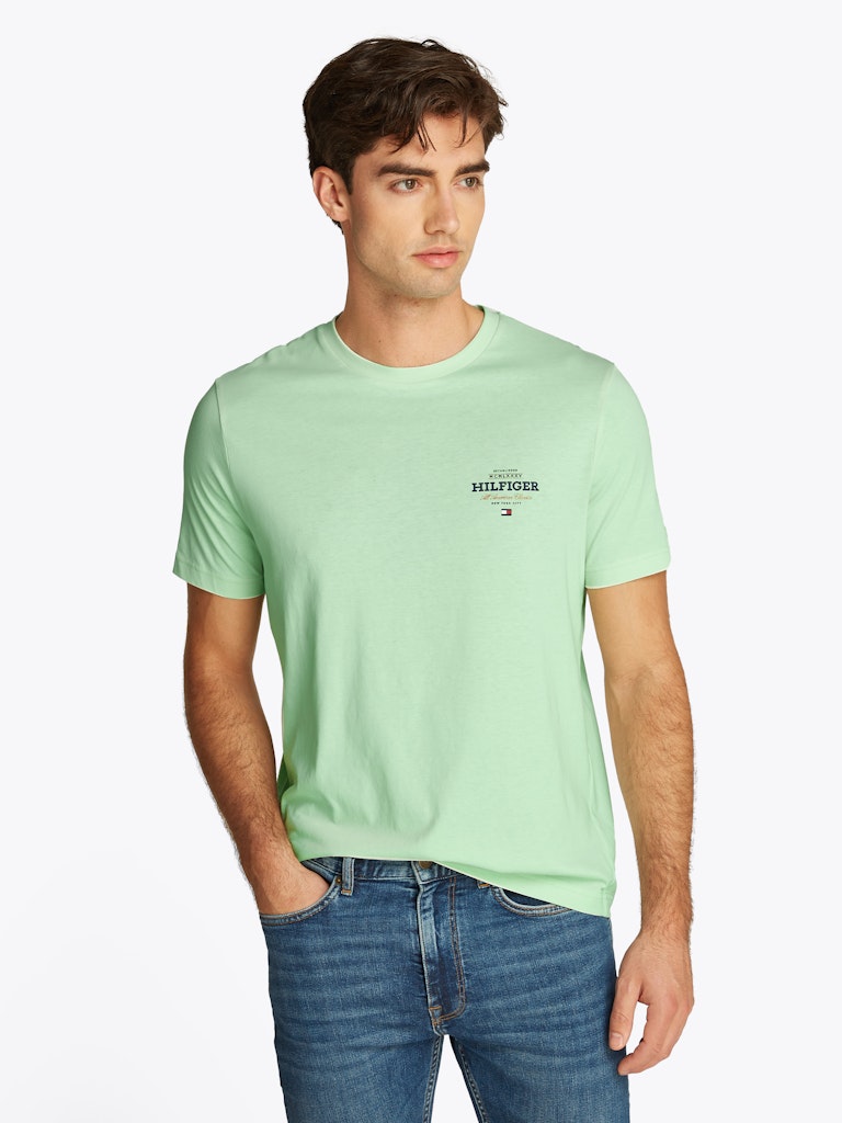 Tommy Hilfiger Herren T-Shirts kurz Lxy Green