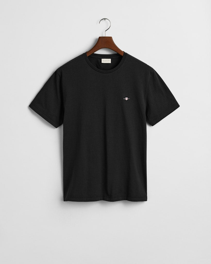 Gant Herren T-Shirts kurz  Black