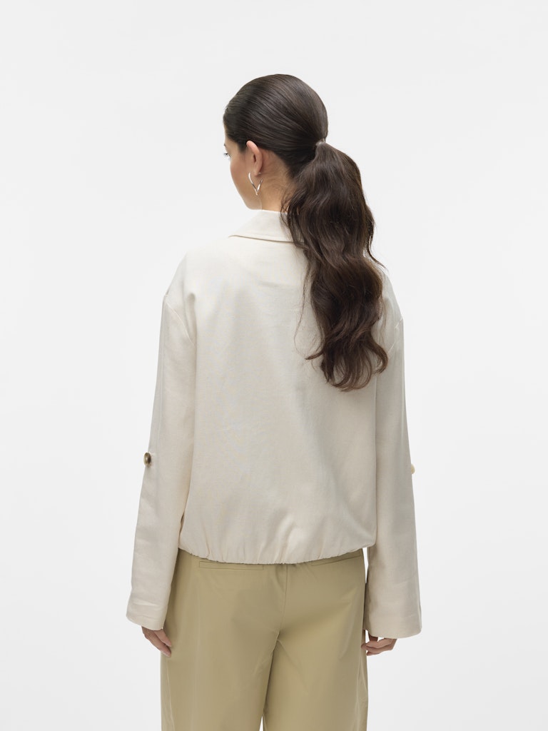 Vero Moda Damen Jacken Oatmeal