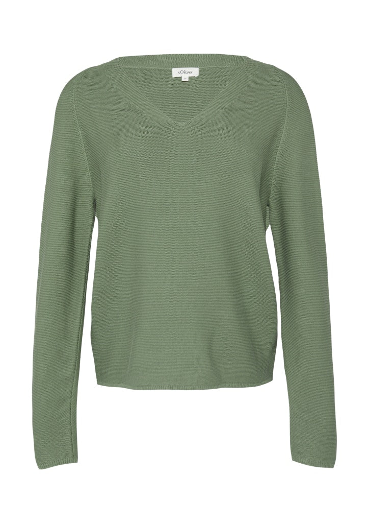 S. Oliver red Damen Pullover Green