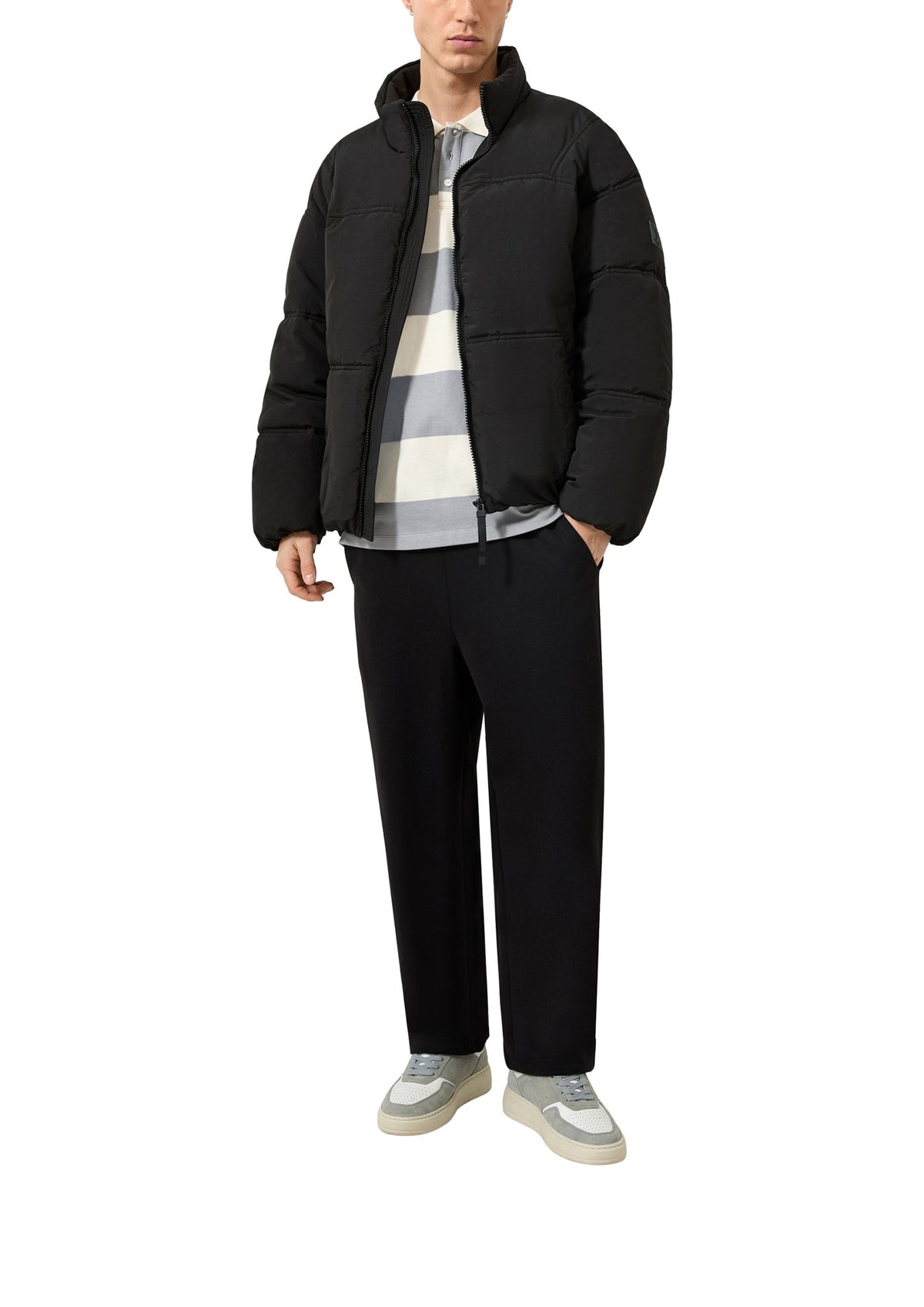 QS by S.Oliver Herren Jacken Grey/Black