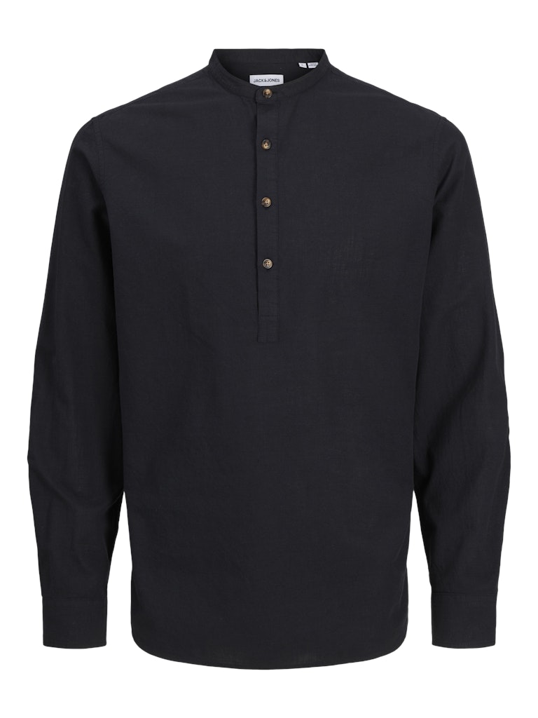Jack & Jones Herren Hemden lang Black