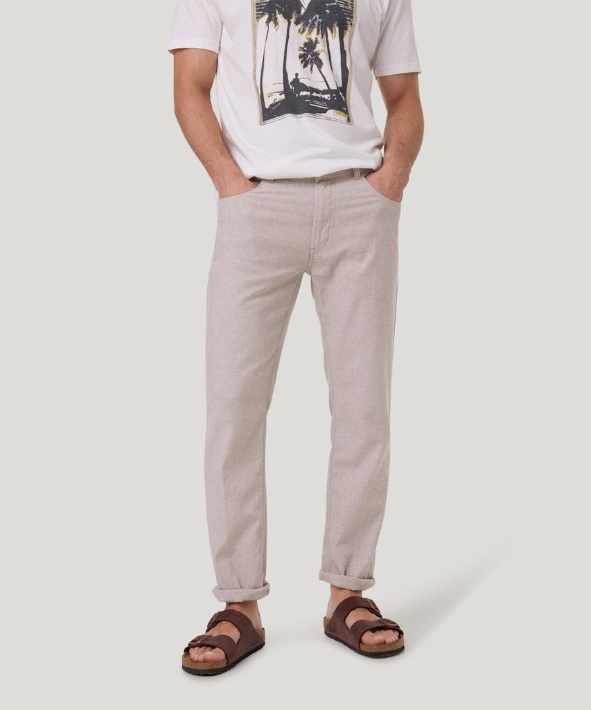 Pioneer Herren Hosen  Oatmeal