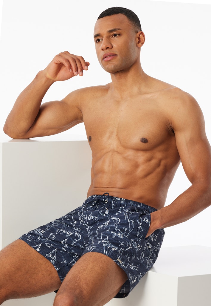 Schiesser Badehose Nachtblau
