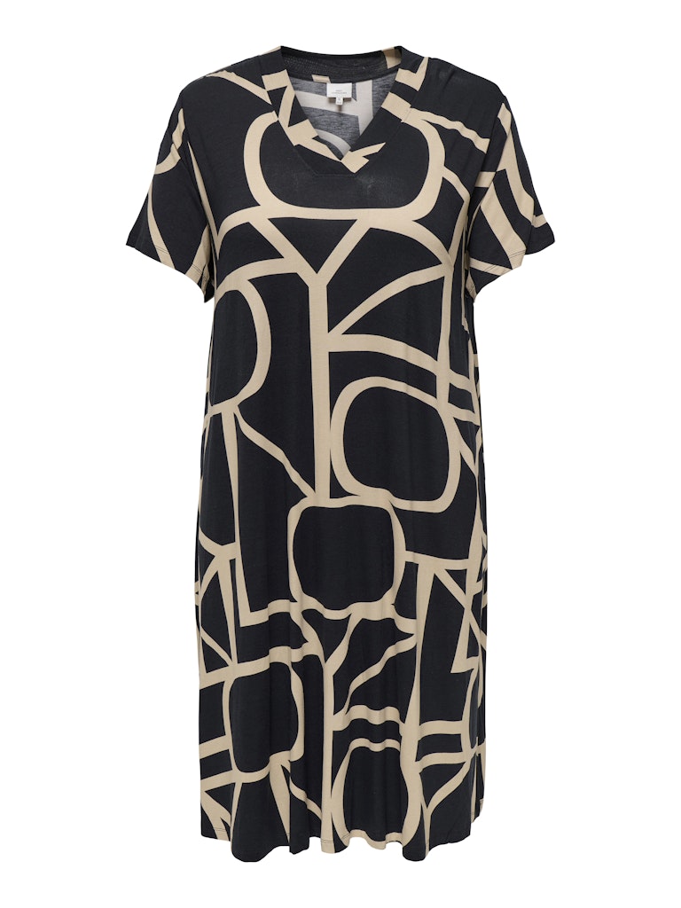 Only Caramkoma Damen Kleider Black/Maritime