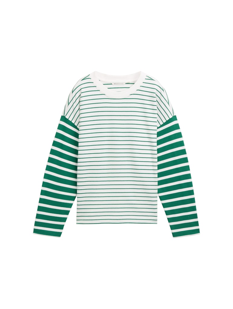 Tom Tailor denim Damen Sweatshirts Small White Gre