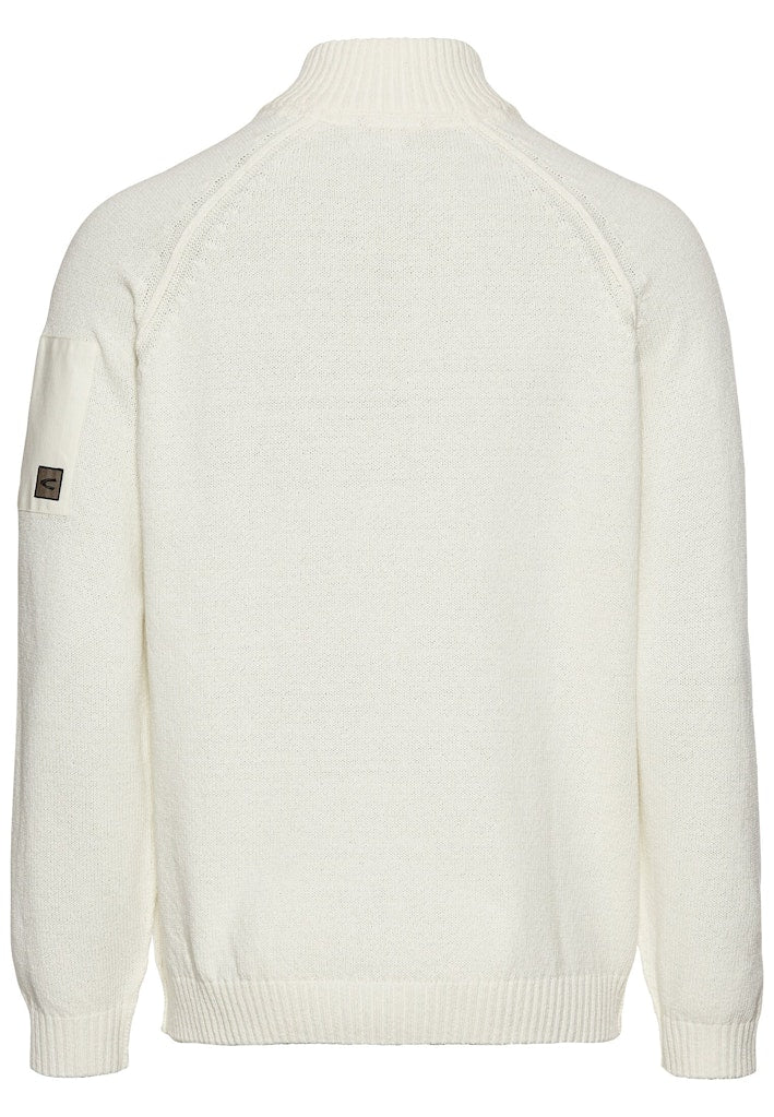 Camel active Herren Pullover  Ecru