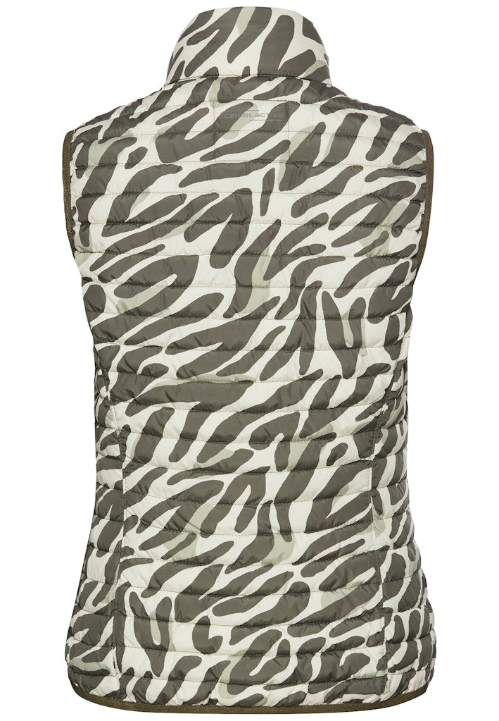Camel active Damen Outdoorwesten  Animal Print