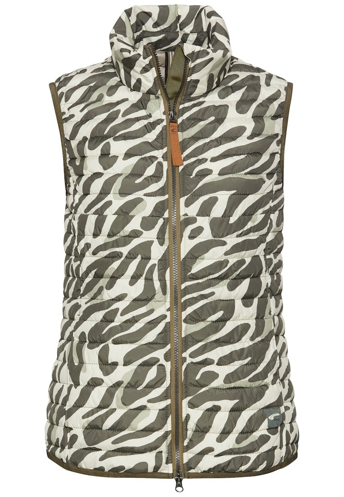 Camel active Damen Outdoorwesten  Animal Print