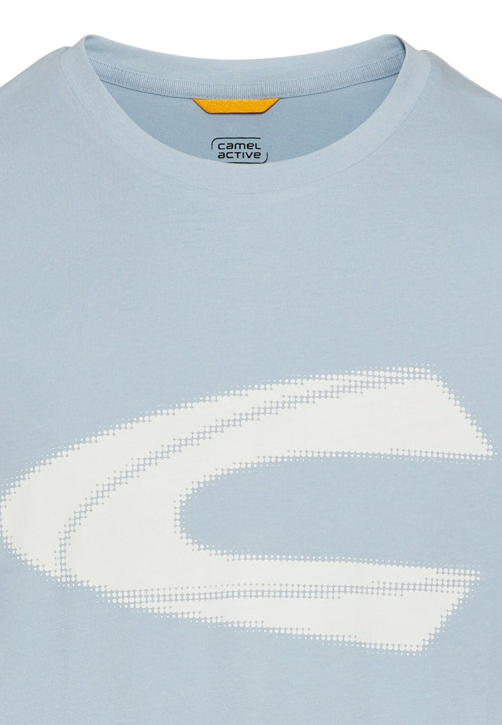 Camel active Herren T-Shirts kurz  Smoke Blue