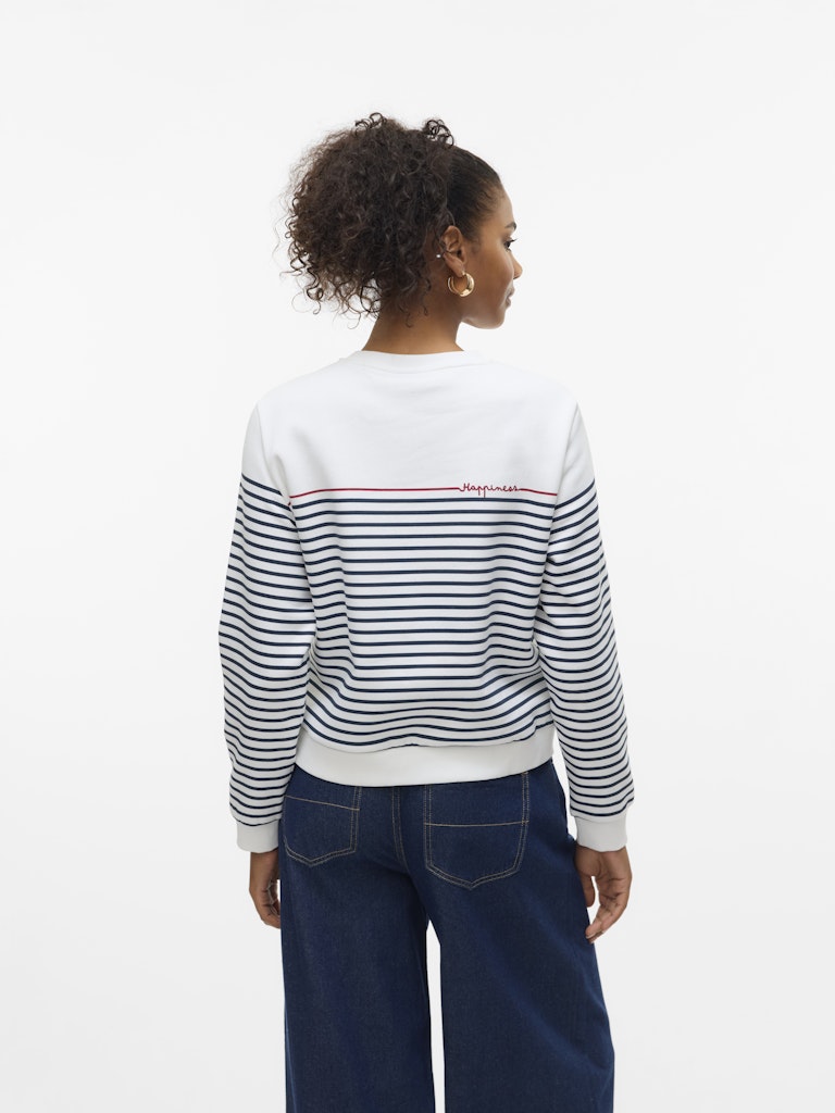 Vero Moda Damen Sweatshirts Cloud Dancer/Ha