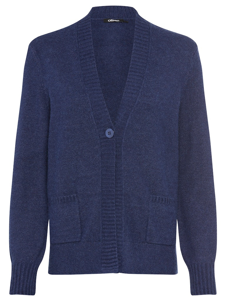 Olsen Damen Strickjacken  Dark Indi