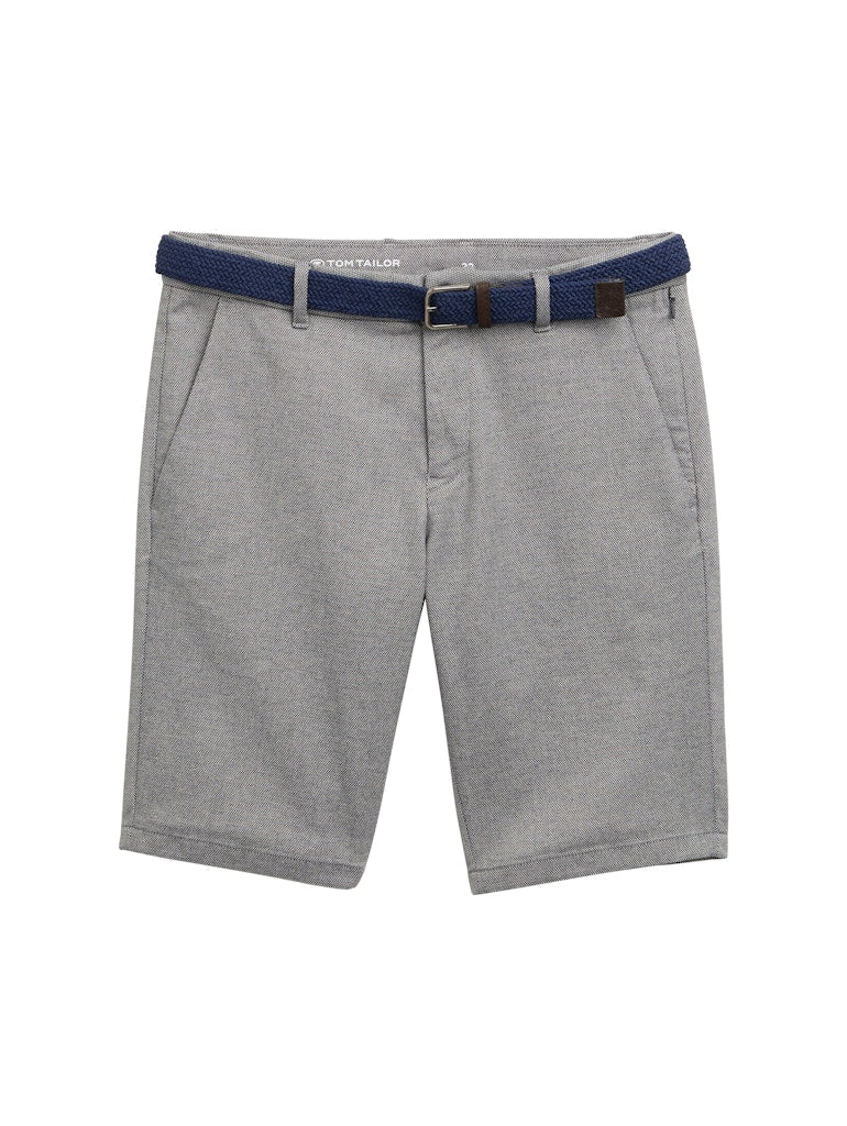 Tom Tailor Herren Hosen White Navy Zig