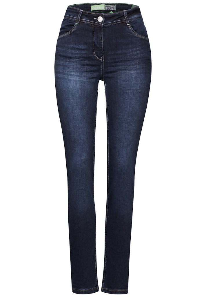 Cecil Damen Hosen  Mid Blue