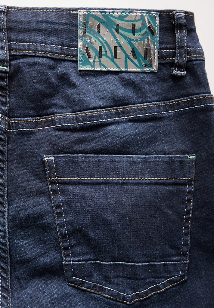 Cecil Damen Hosen  Mid Blue