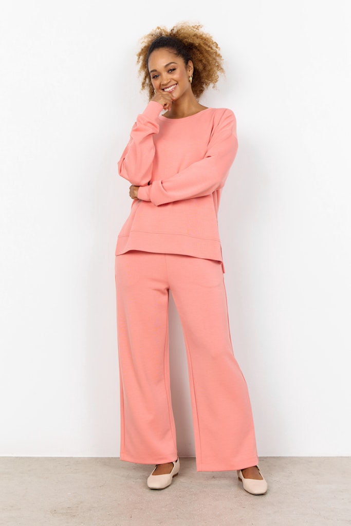 Soya Concept Damen Sweatshirts Peach Pink