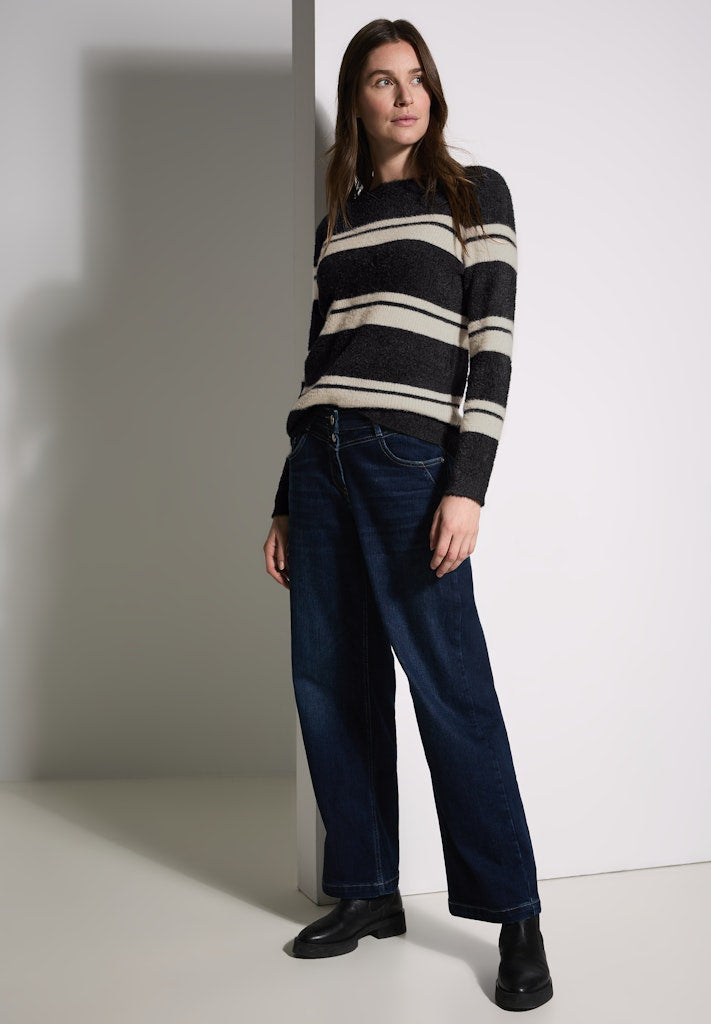 Cecil Damen Pullover  Black