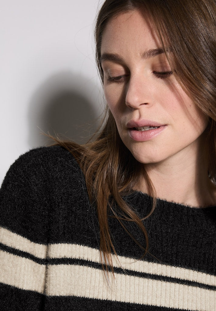 Cecil Damen Pullover  Black