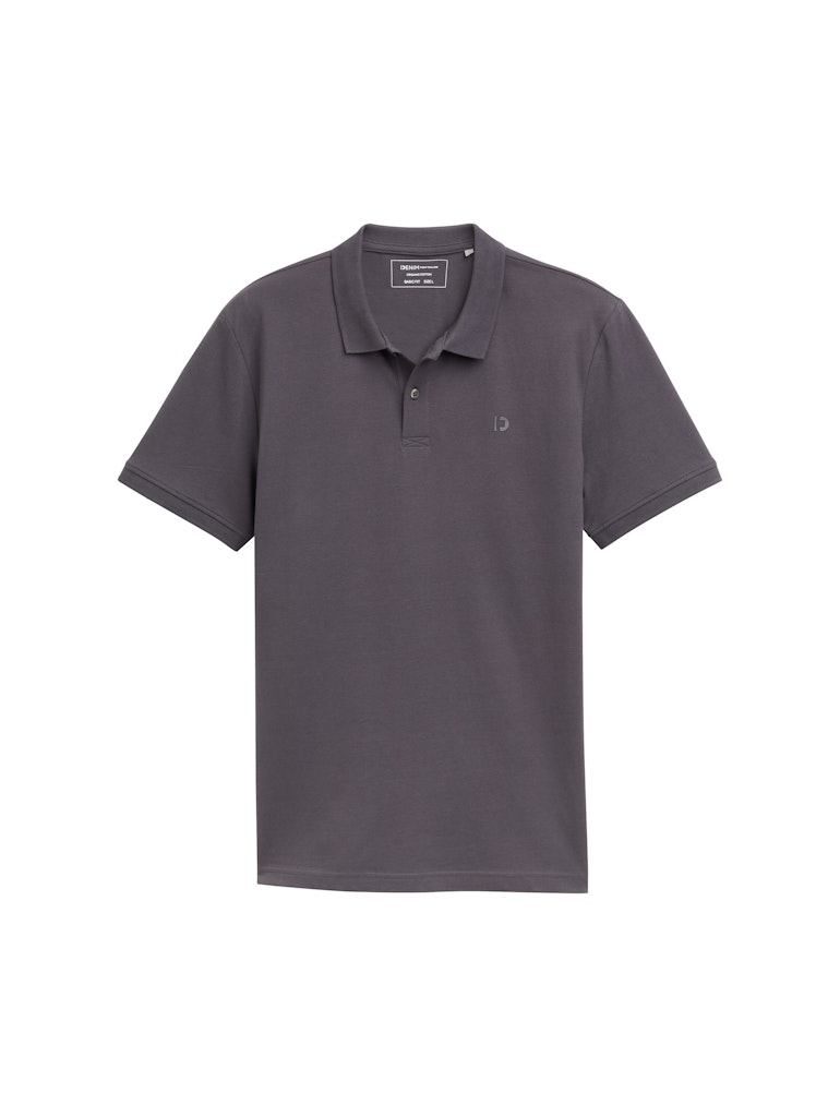 Tom Tailor denim Herren Polo-Shirts Pavement Grey