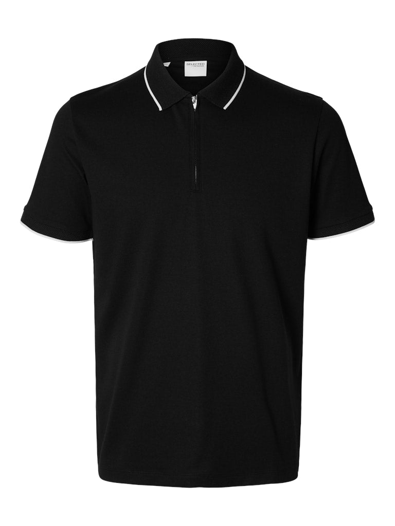Selected homme Herren Polo-Shirts  Black