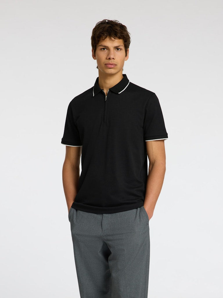 Selected homme Herren Polo-Shirts  Black