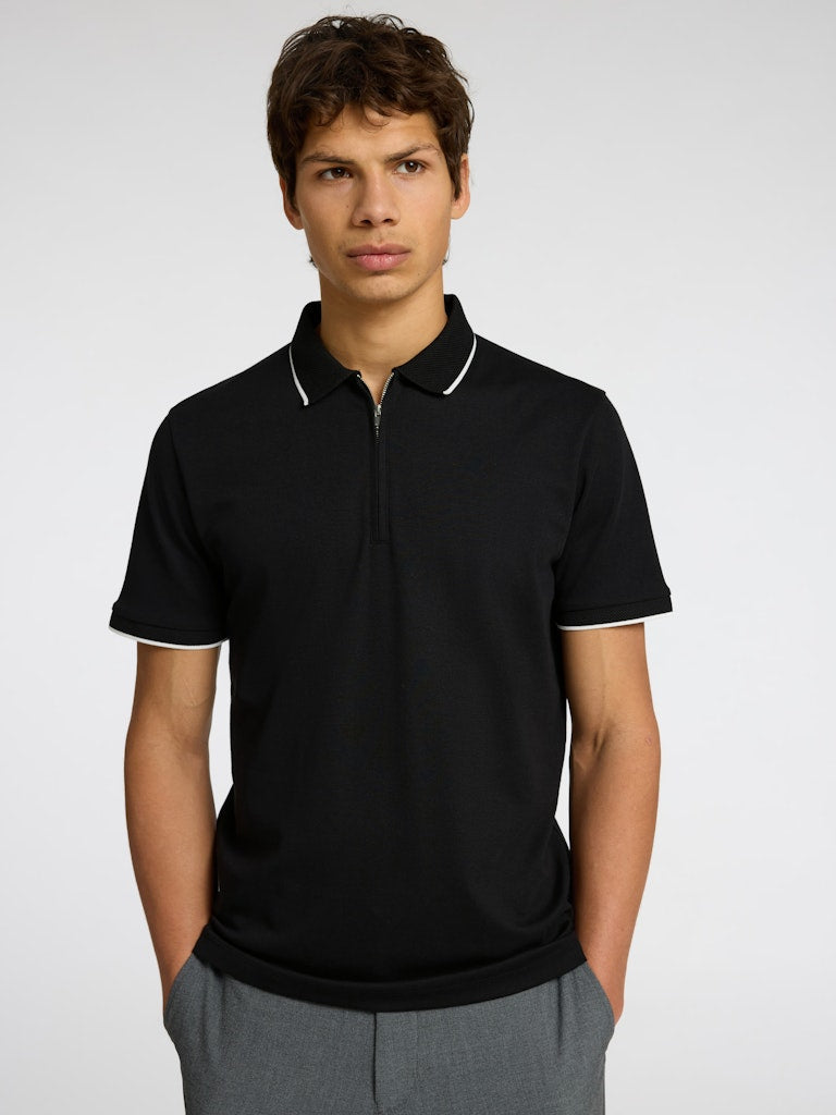 Selected homme Herren Polo-Shirts  Black