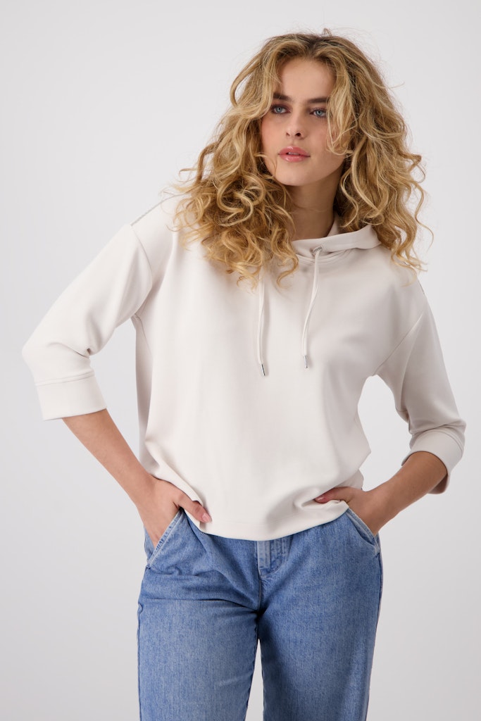 Monari Damen Sweatshirts  Creamy Beig