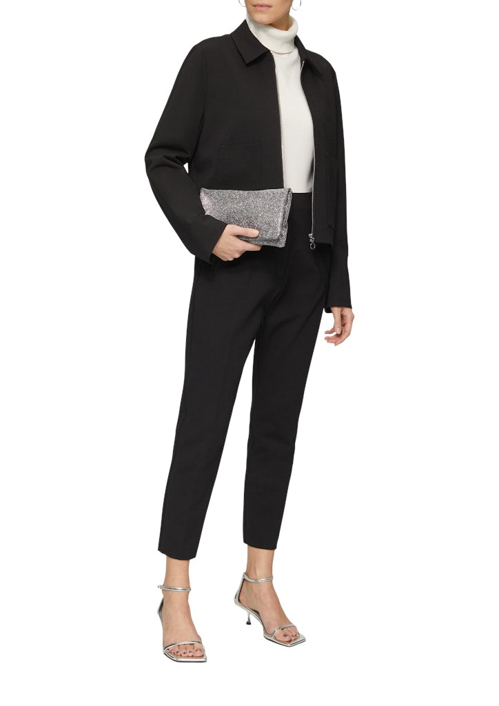 S. Oliver black Damen Blazer Grey/Black