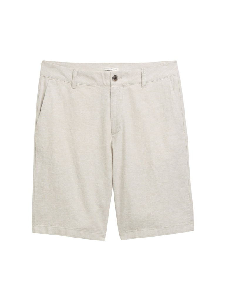 Tom Tailor denim Herren Shorts Beige Abbey Sto