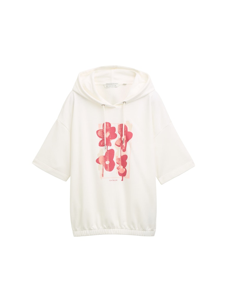 Tom Tailor Damen Sweatshirts Whisper White