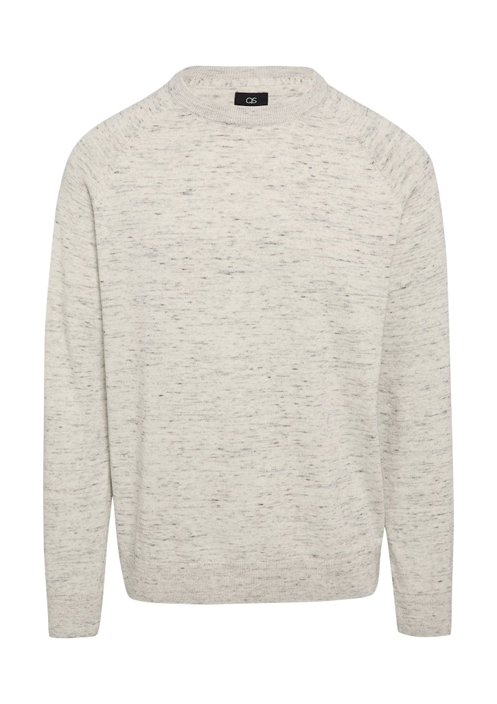 QS by S.Oliver Herren Pullover Grey/Black