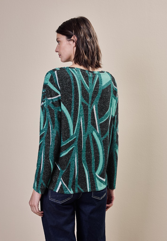 Cecil Damen T-Shirts  Black Mel