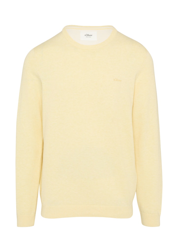 S. Oliver red Herren Pullover Yellow
