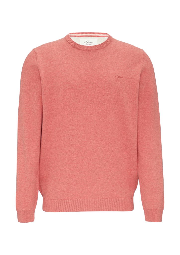 S. Oliver red Herren Pullover Lilac/Pink