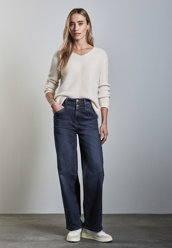 Street One Damen Hosen  Dark Blue