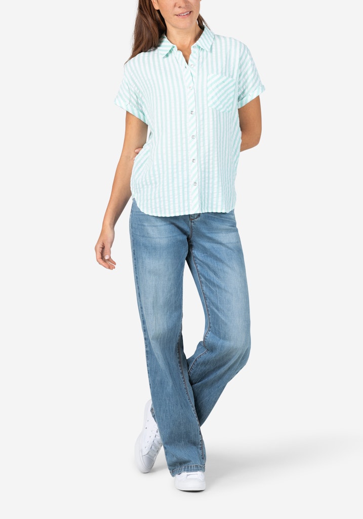 Timezone Damen Jeans  Mid Olymp