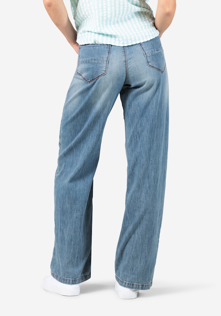 Timezone Damen Jeans  Mid Olymp