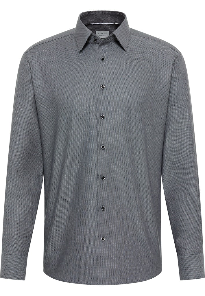 Eterna Herren Hemden lang  Schwarz