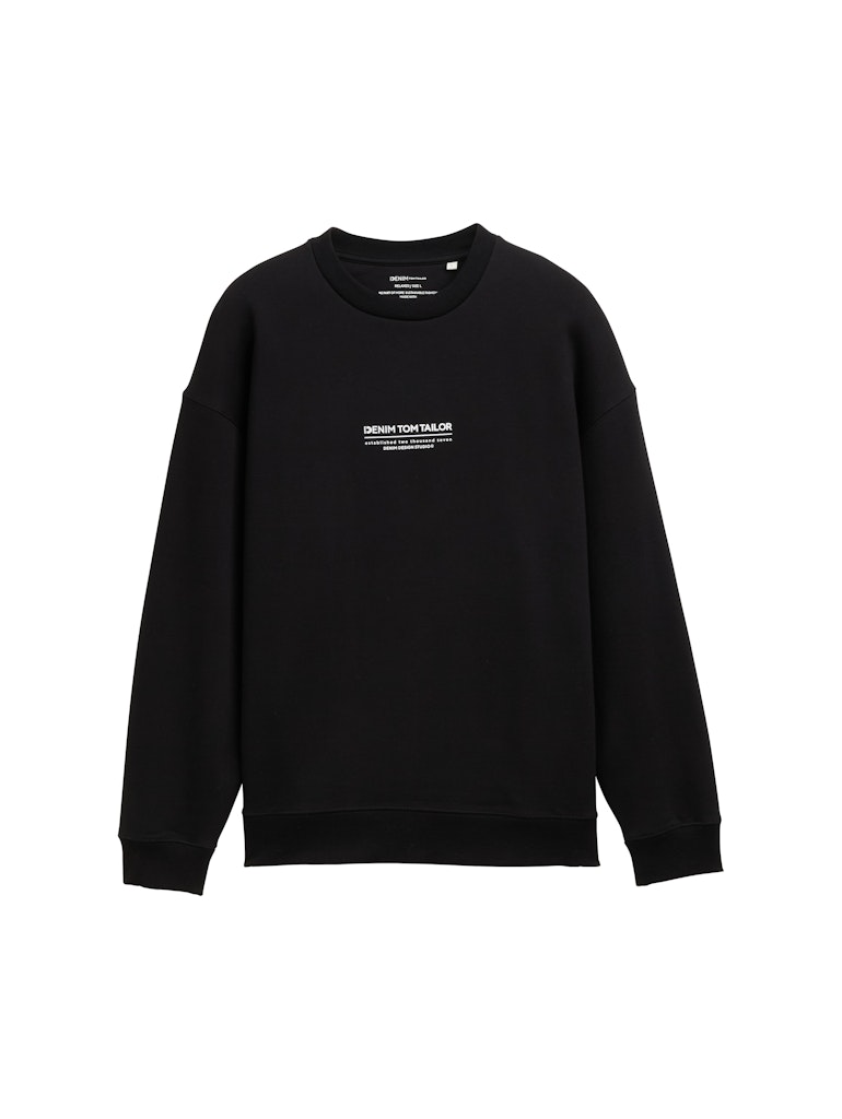 Tom Tailor denim Herren Sweatshirts Black