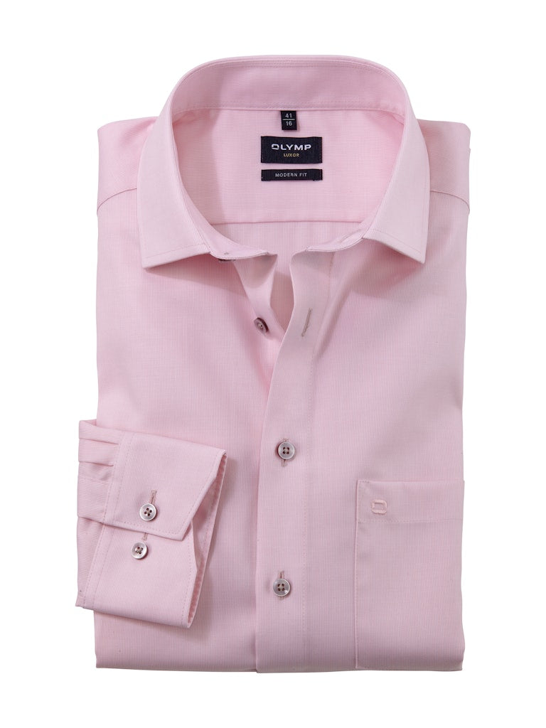 Olymp Herren Hemden lang  Rose