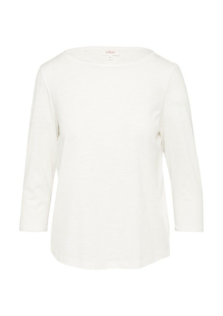 S. Oliver red Damen T-Shirts White