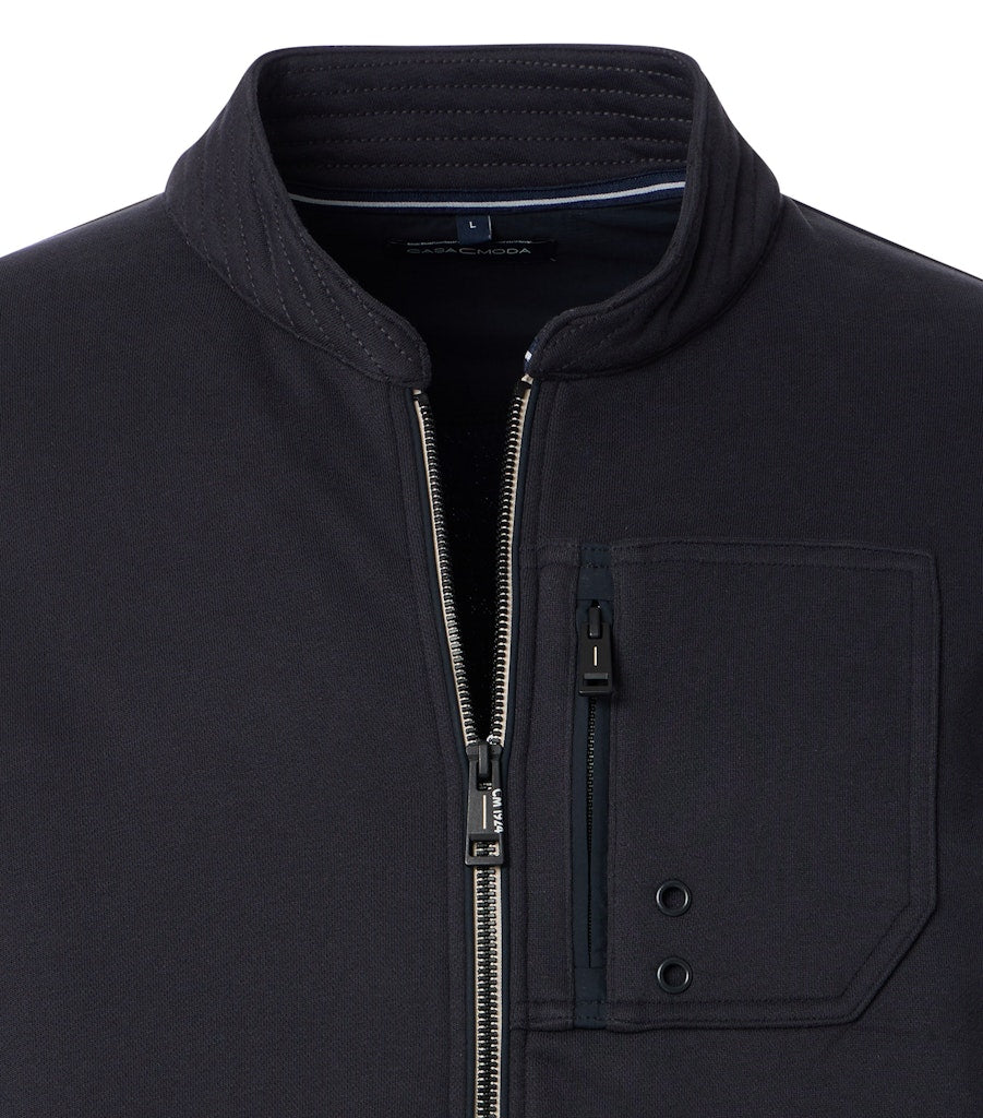 Casa Moda Herren Sweatjacken  Blau