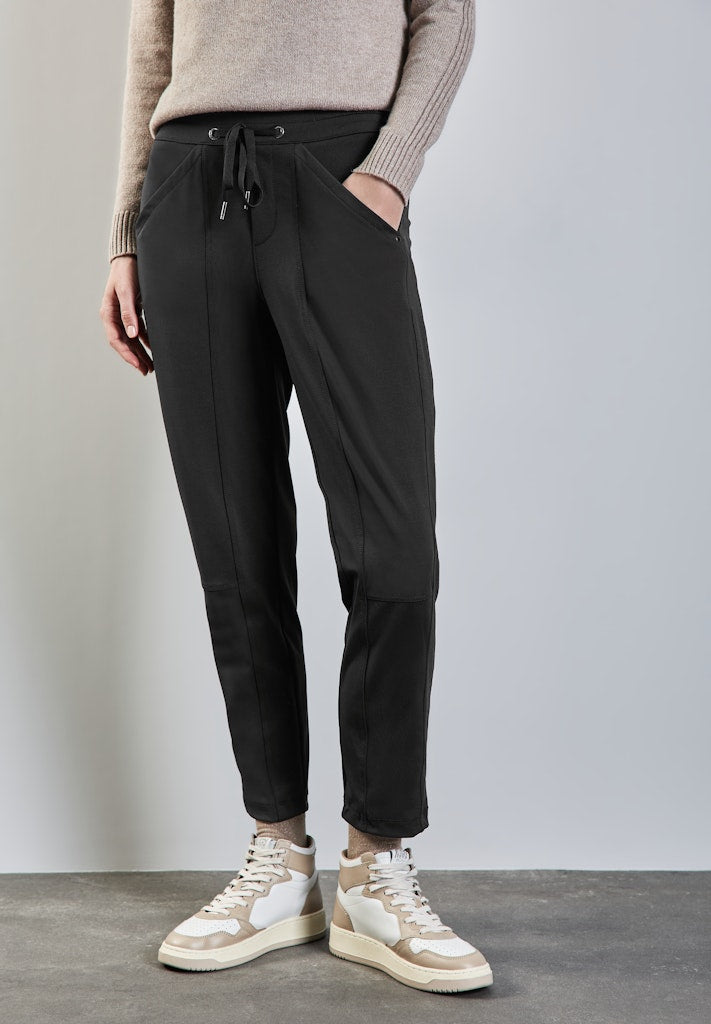 Street One Damen Hosen  Black
