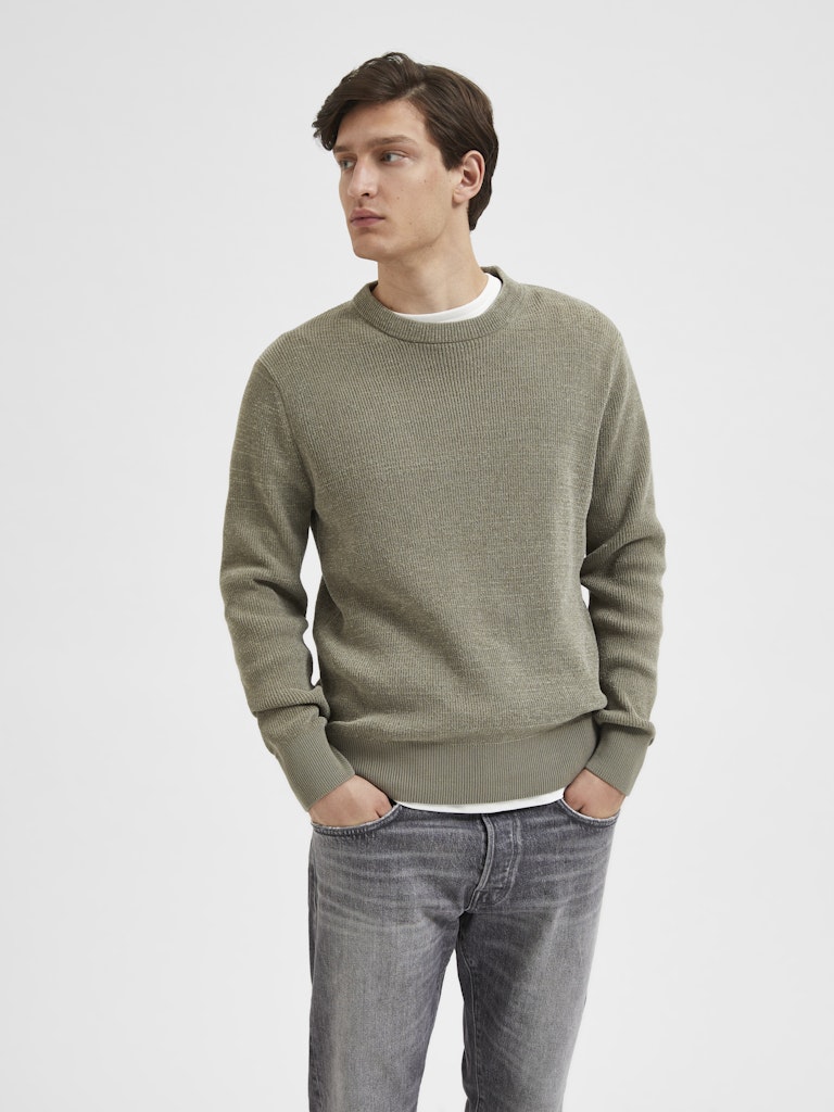 Selected homme Herren Pullover  Vetiver