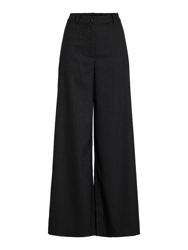 Vila Damen Hosen Black Beauty/Si
