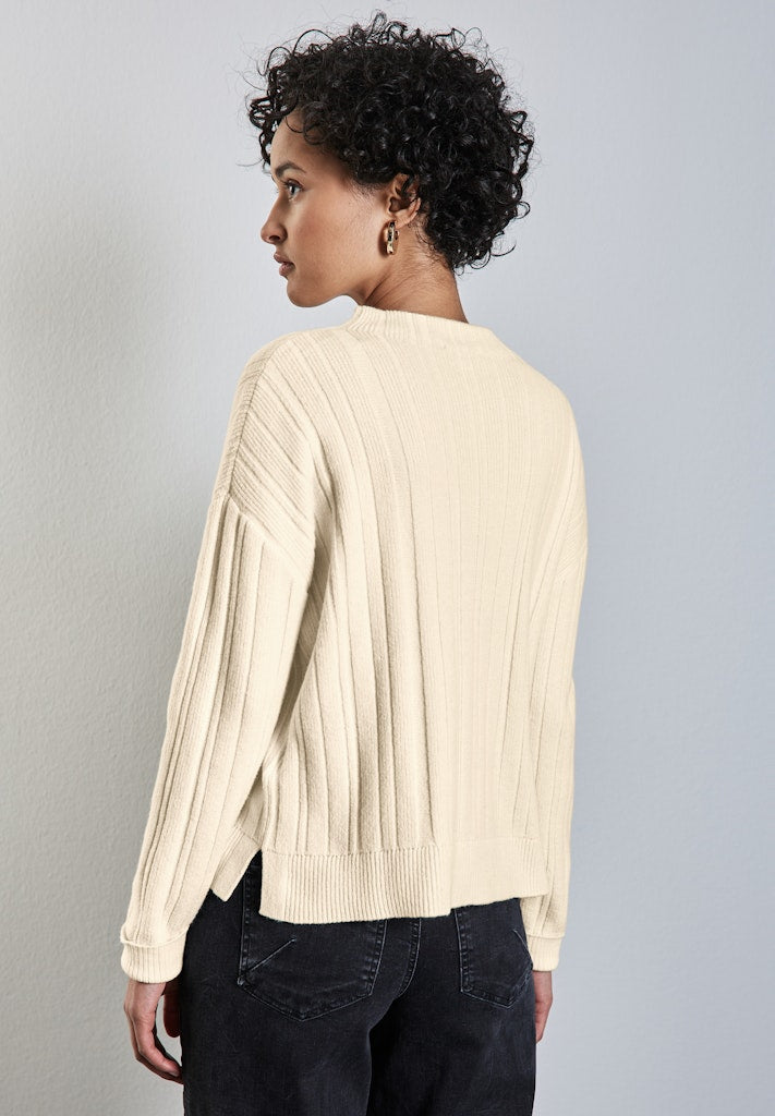 Street One Damen Pullover  Soft Beig