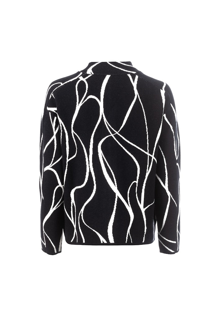 Soquesto Damen Strickjacken Schwarz