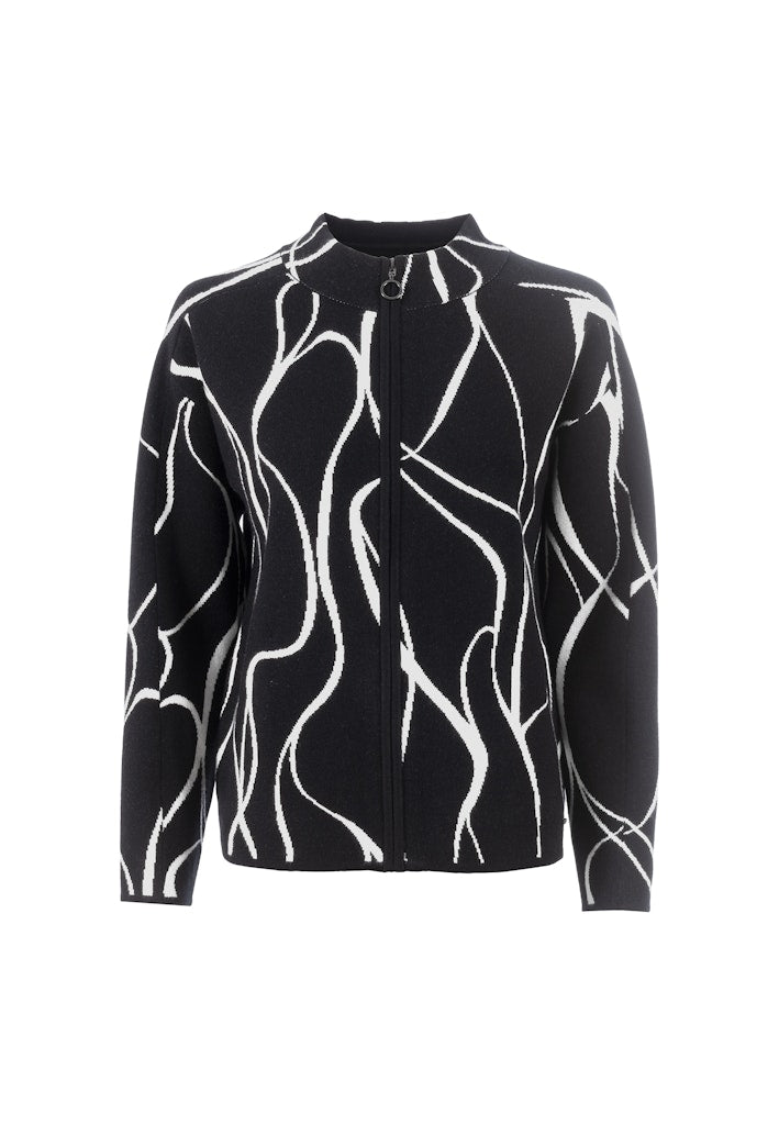 Soquesto Damen Strickjacken Schwarz